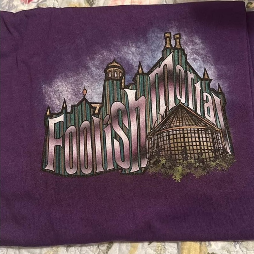 Foolish Mortal Bella canvas short sleeve adult cotton t shirt purple